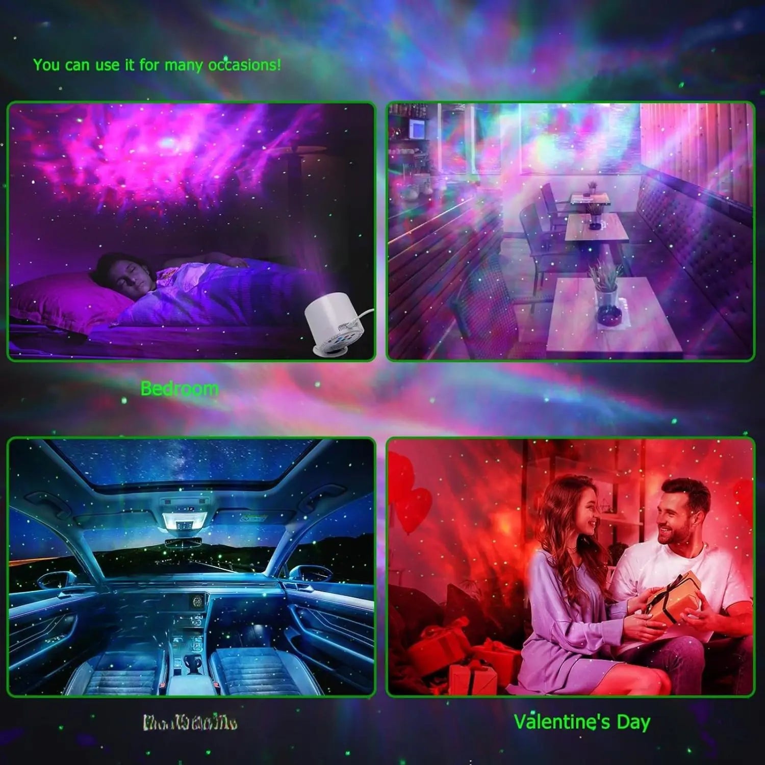 Galaxy Projector,Star Projector with Timer and Remote Control for Adults Bedroom Decoration, Party,Star Night Light