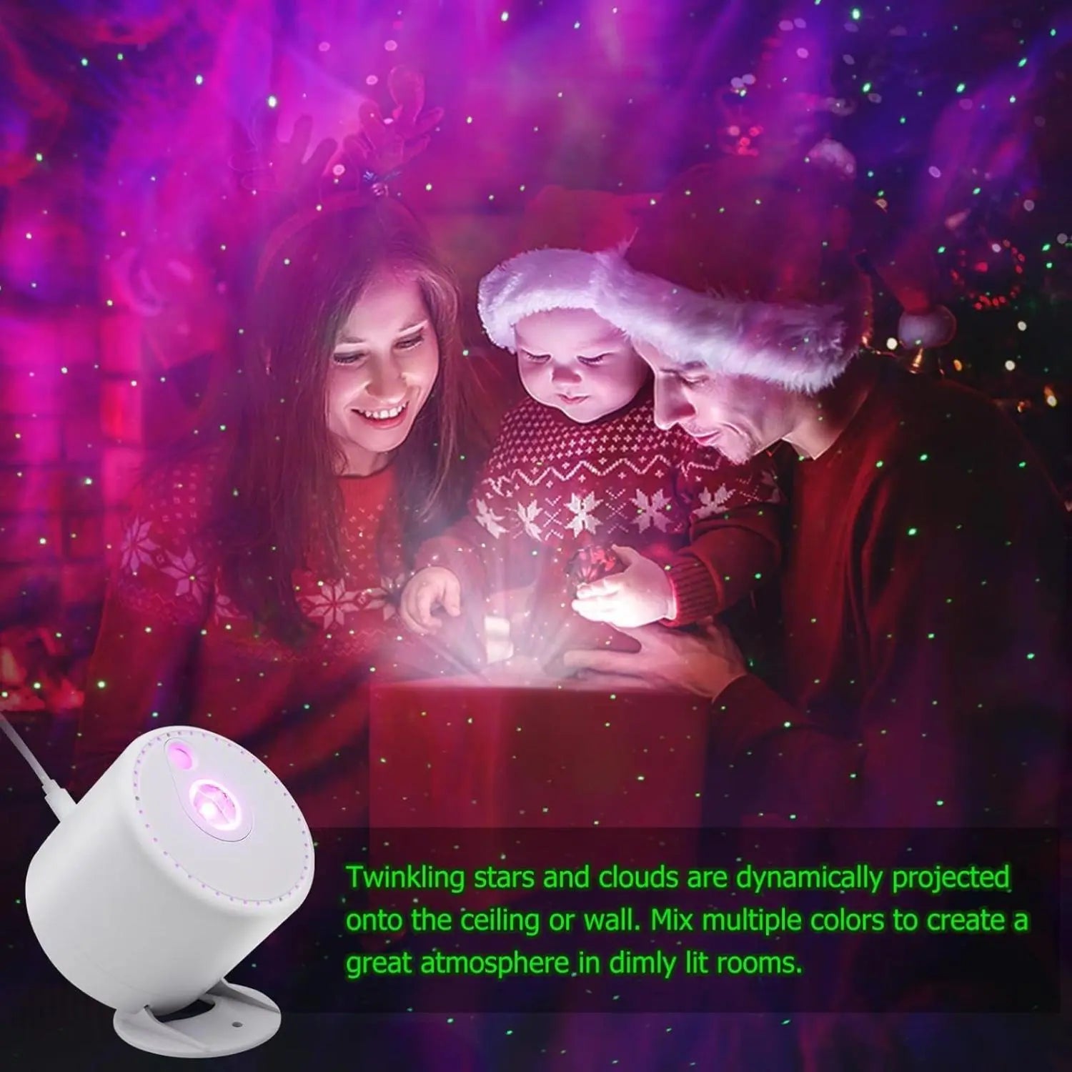 Galaxy Projector,Star Projector with Timer and Remote Control for Adults Bedroom Decoration, Party,Star Night Light