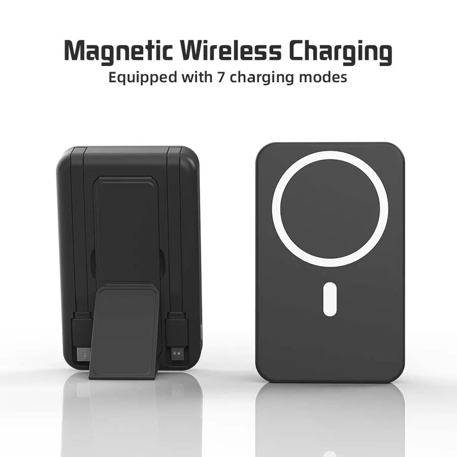 10000Mah Portable Power Bank, 22.5W Fast Charging, Built-In Charging Cable, a Must-Have for Travel and Camping. USB-C Portable Mobile Phone Charger, Compatible with Iphone, Android and Other Smart Devices. Hd